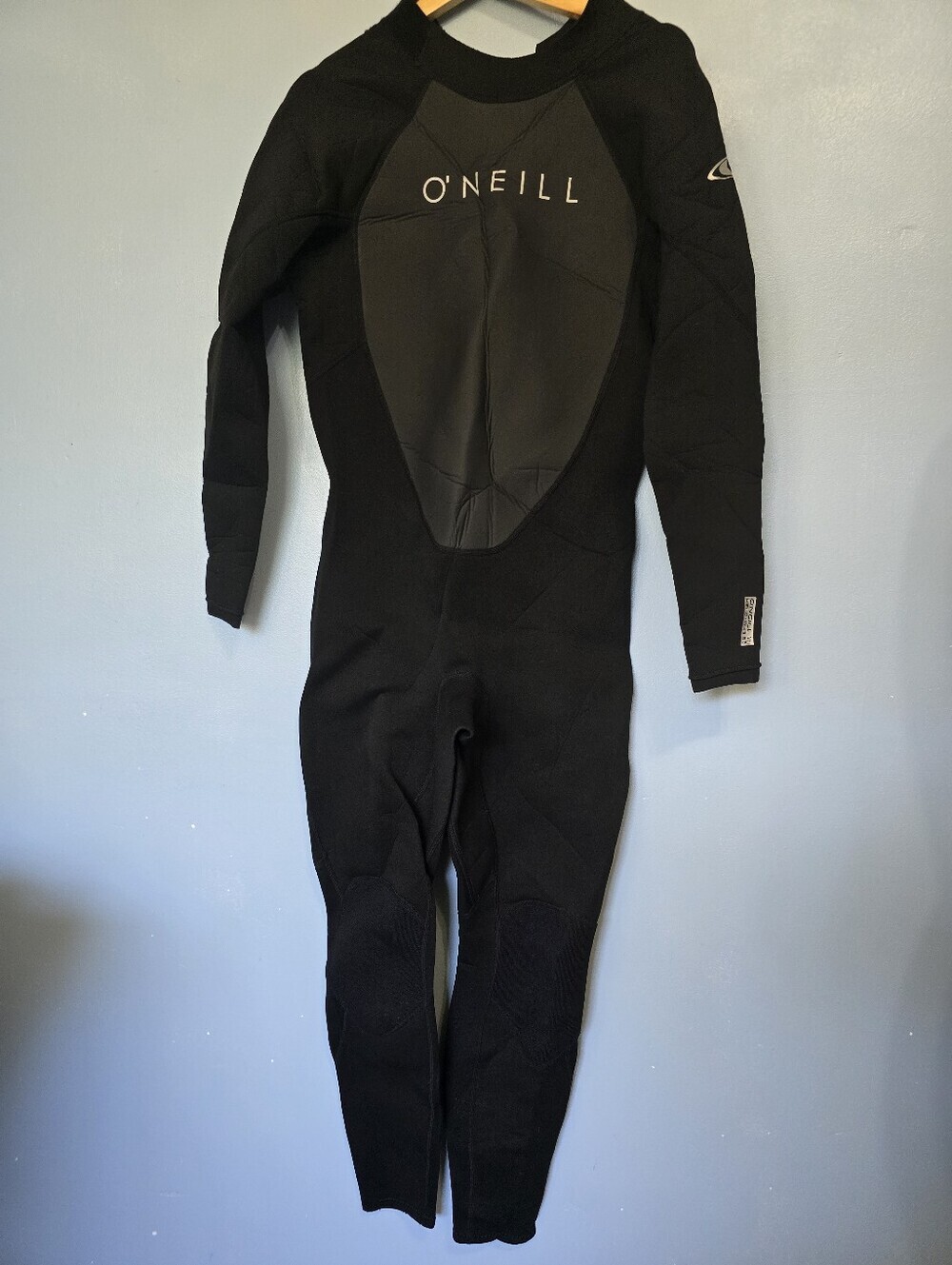 O'Neill Wetsuit Mens Black Reactor-2 3/2mm Back Zip Full Body Size LS